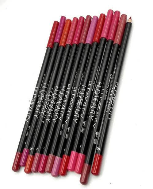 Huda Beauty Long Lip Pencils (Pack of 12)